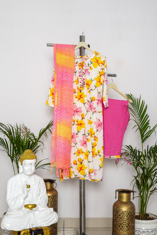 Cotton Salwar Suit with Dupatta | High-Quality Ethnic Wear (TMRSUITWDPTTA002)