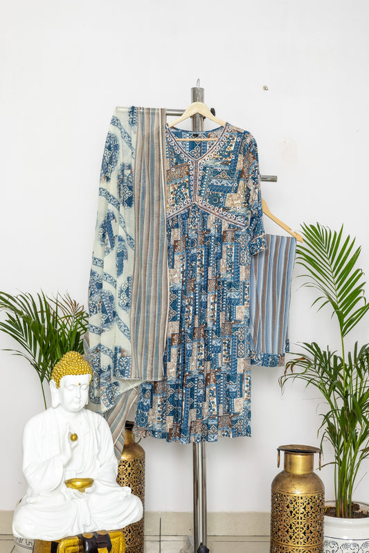 Cotton Salwar Suit with Dupatta | High-Quality Ethnic Wear (TMRSUITWDPTTA011)