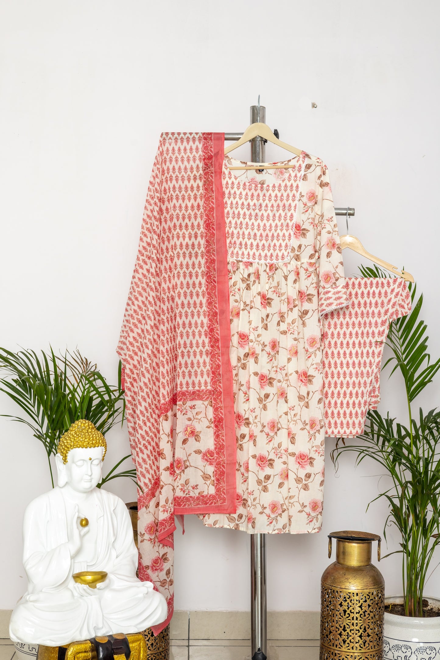 Cotton Salwar Suit with Dupatta | High-Quality Ethnic Wear (TMRSUITWDPTTA013)