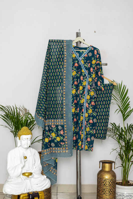 Cotton Salwar Suit with Dupatta | High-Quality Ethnic Wear (TMRSUITWDPTTA016)