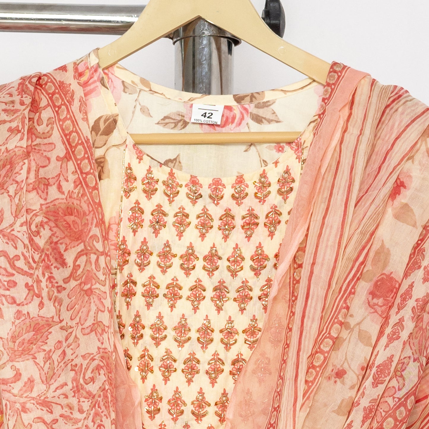 Cotton Salwar Suit with Dupatta | High-Quality Ethnic Wear (TMRSUITWDPTTA017)