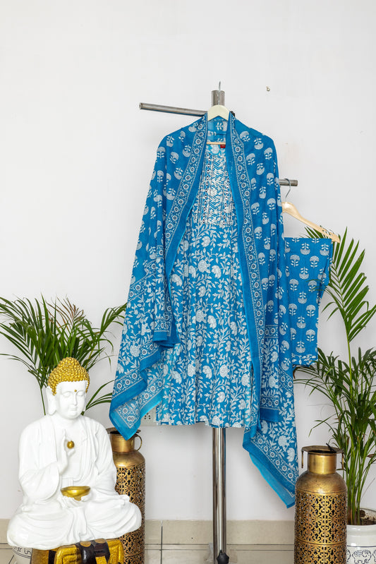 Cotton Salwar Suit with Dupatta | High-Quality Ethnic Wear (TMRSUITWDPTTA021)