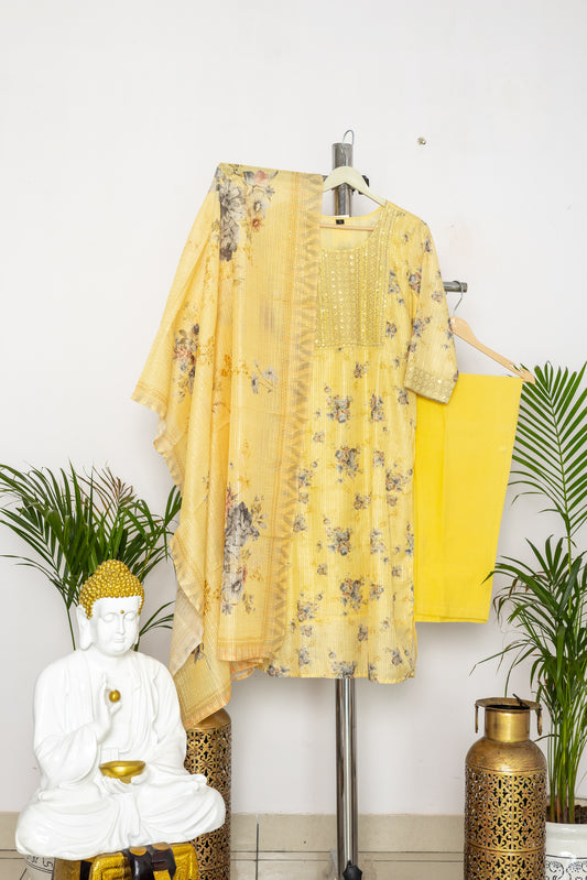 Cotton Salwar Suit with Dupatta | High-Quality Ethnic Wear (TMRSUITWDPTTA025)