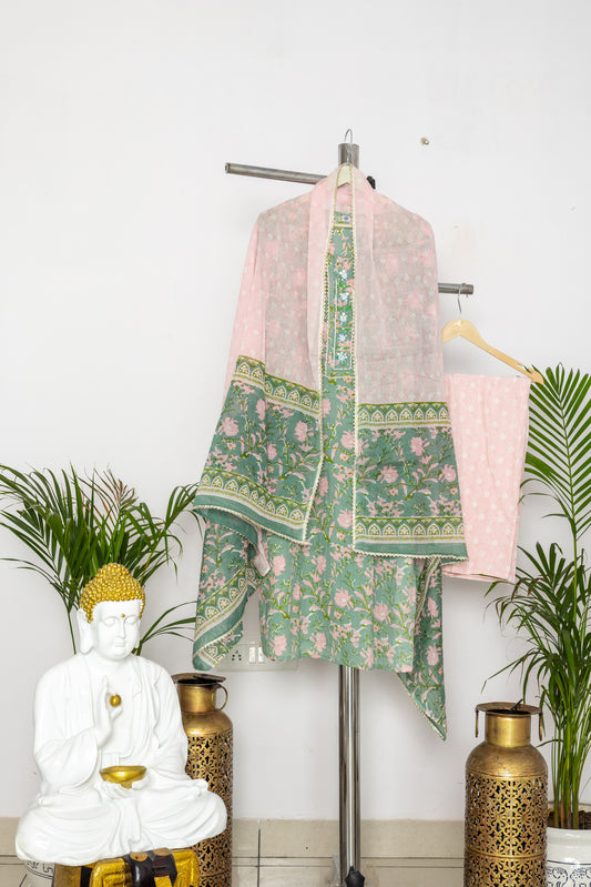 Cotton Salwar Suit with Dupatta | High-Quality Ethnic Wear (TMRSUITWDPTTA028)