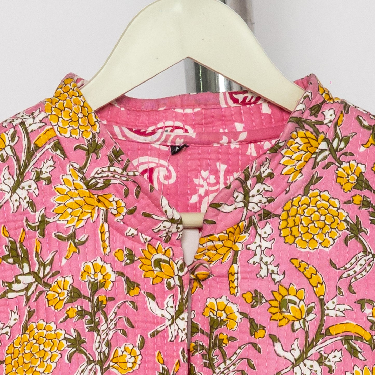 Reversible Unisex Cotton Block Print Jacket (TMRJACKET001)