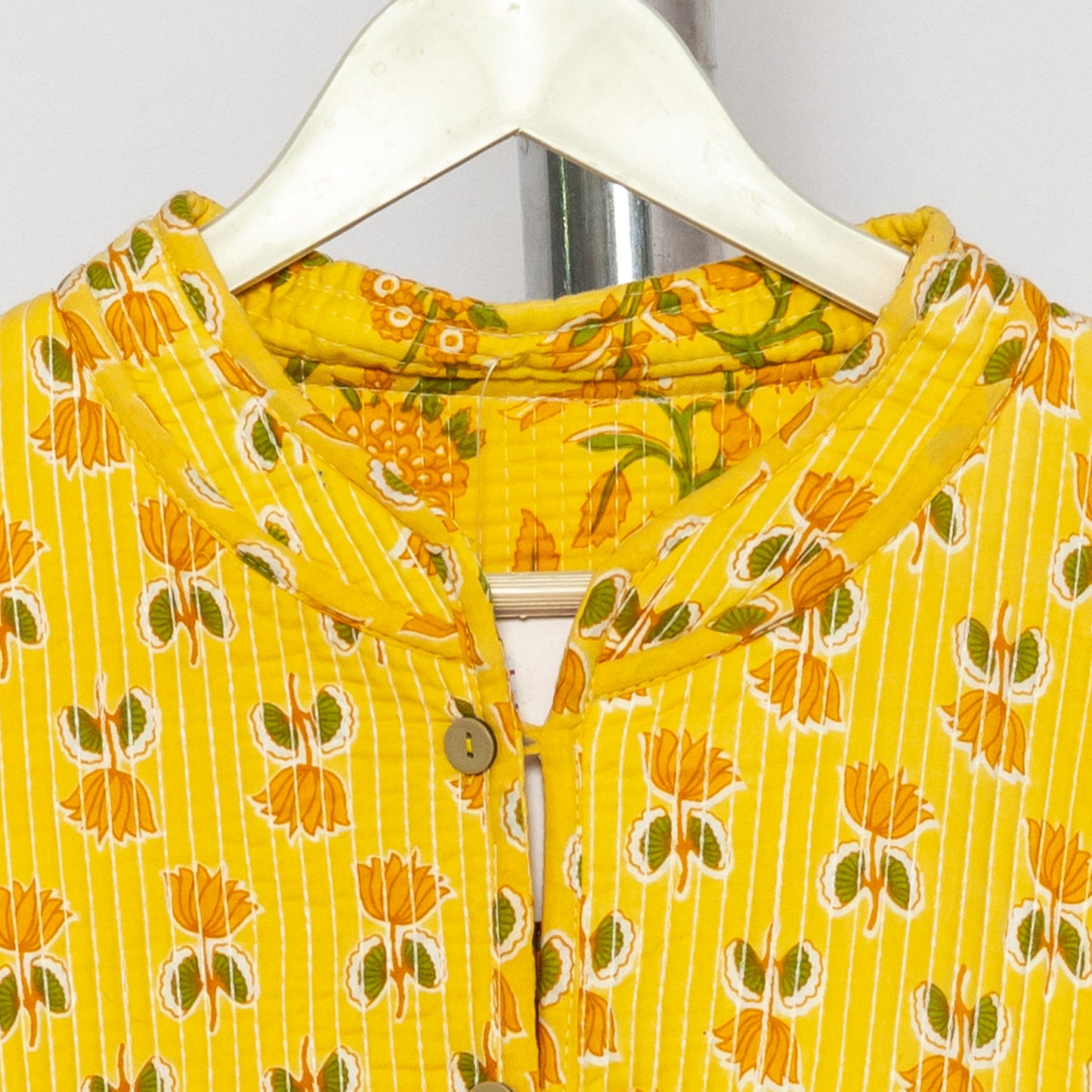 Reversible Unisex Cotton Block Print Jacket (TMRJACKET002)