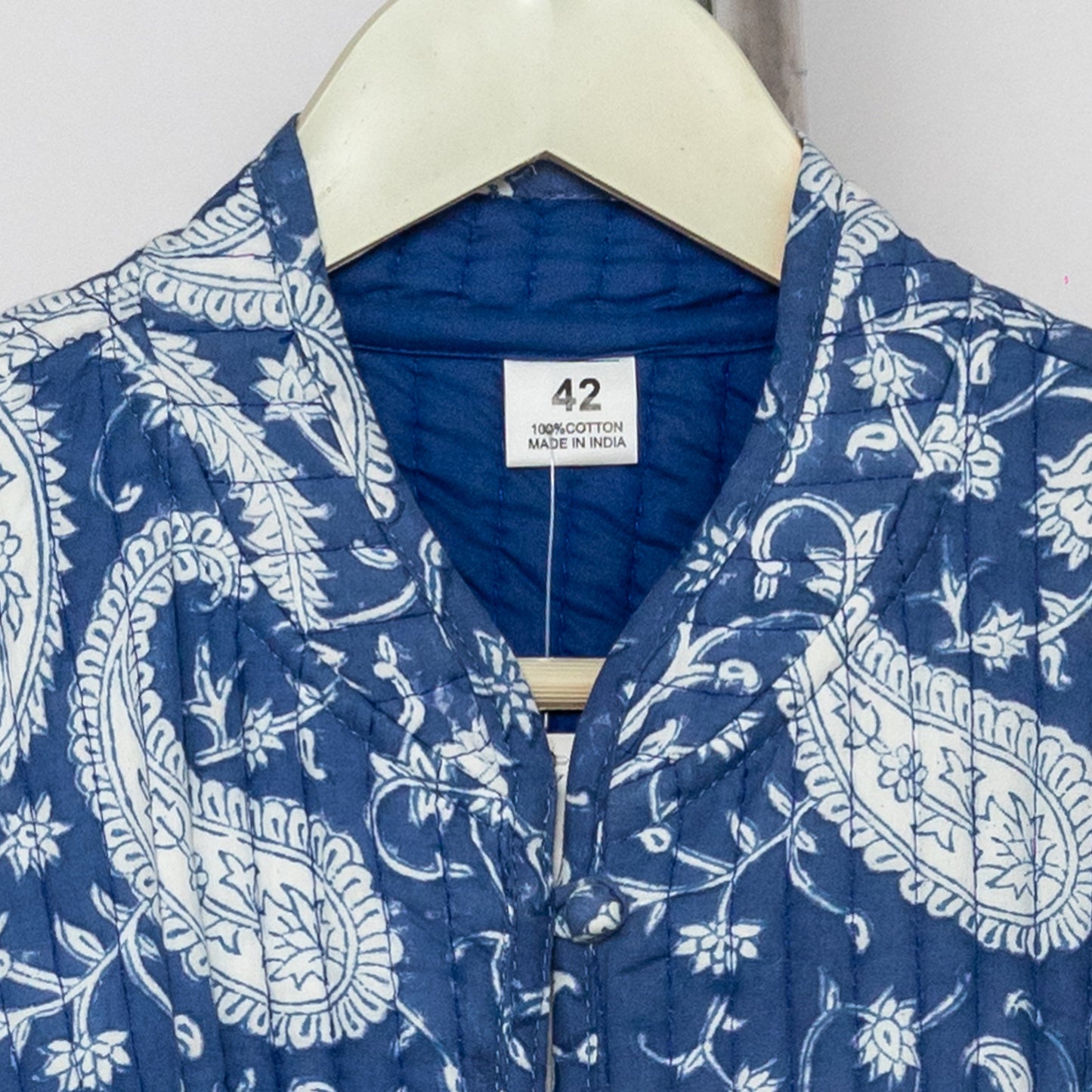 Reversible Unisex Cotton Block Print Jacket (TMRJACKET006)