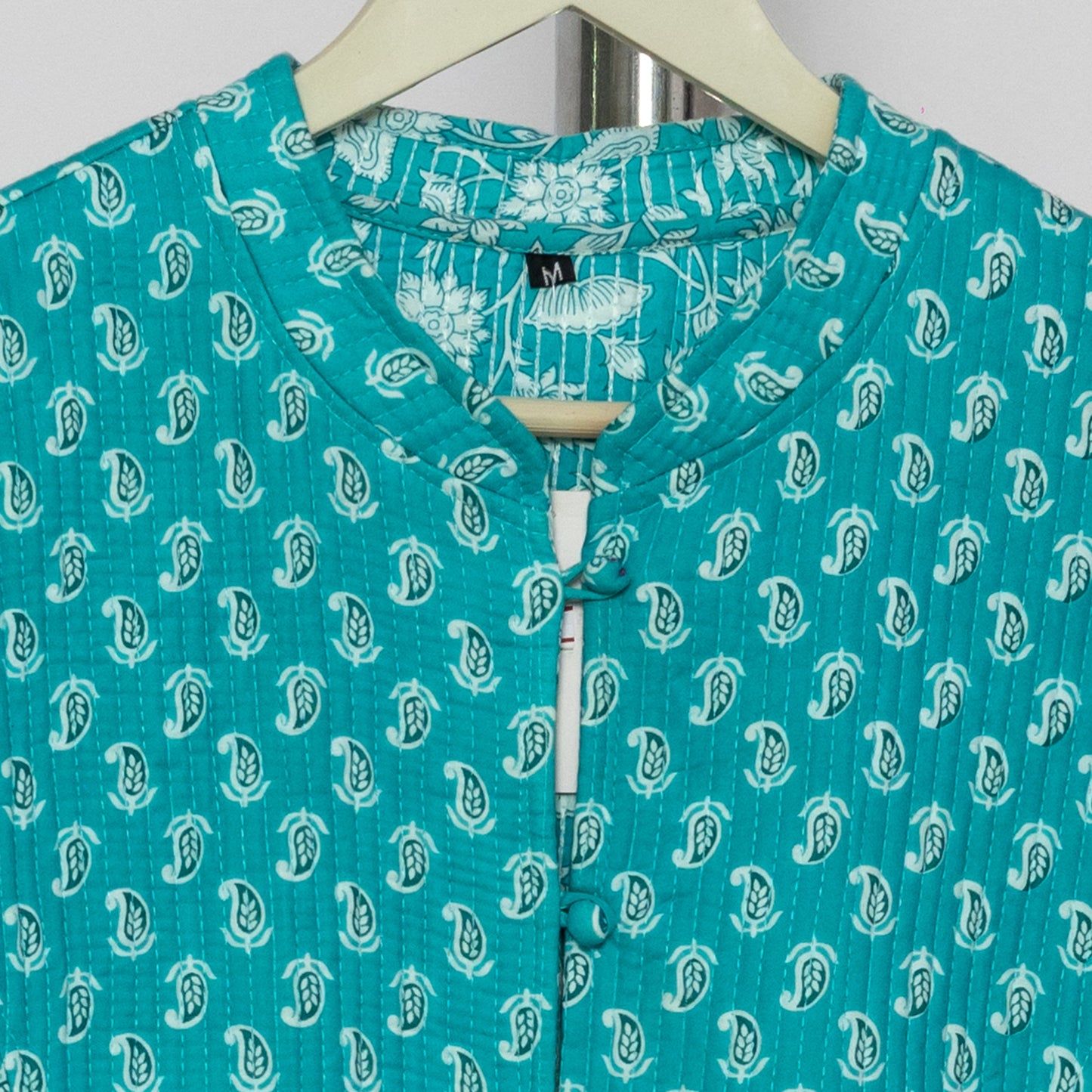 Reversible Unisex Cotton Block Print Jacket (TMRJACKET007)