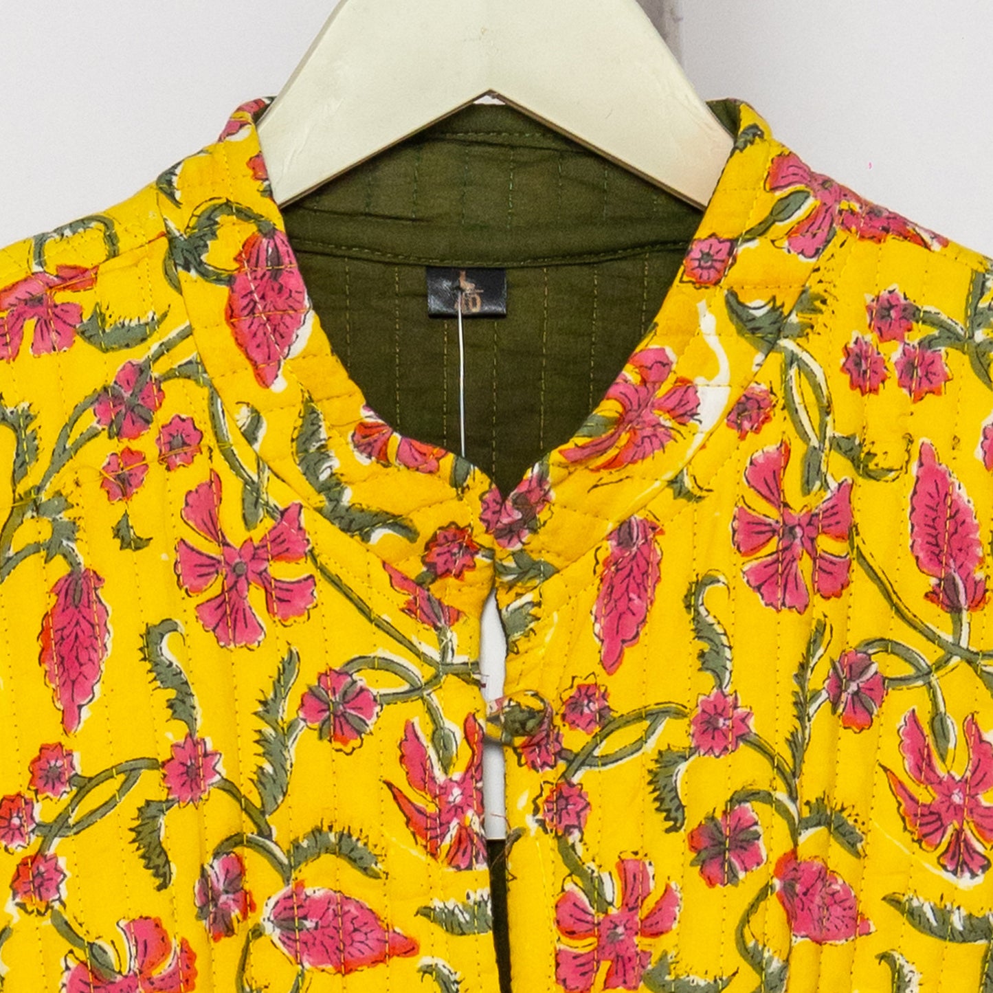 Reversible Unisex Cotton Block Print Jacket (TMRJACKET009)