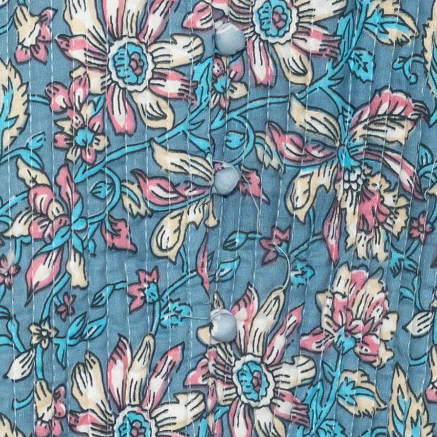 Reversible Unisex Cotton Block Print Jacket (TMRJACKET010)